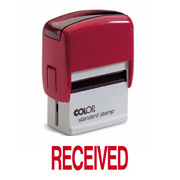 P20-L Self Inking Text Stamper - RECEIVED
