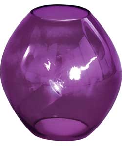 Glass Ball Table Lamp - Purple Fizz