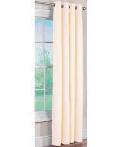 Colour Match Lima Cream Eyelet Curtains - 90 x