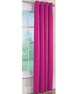 Colour Match Lima Fuchsia Eyelet Curtains - 46 x
