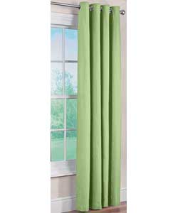 Colour Match Lima Kiwi Eyelet Curtains - 46 x 72