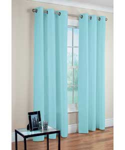 Colour Match Lima Ring Top Duck Egg Curtains -46