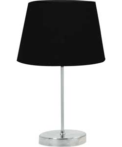 Colour Match Stick Table Lamp - Jet Black