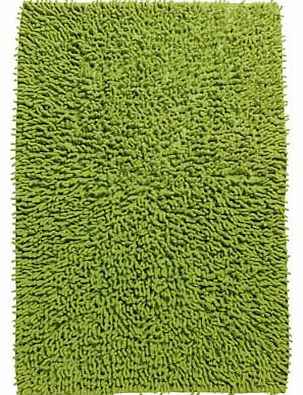 ColourMatch Chenille Bath Mat - Apple Green