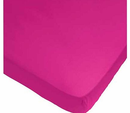 Funky Fuchsia Fitted Sheet - Double