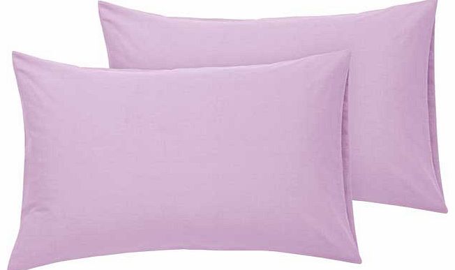 ColourMatch Housewife Pillowcase - 2 Pack