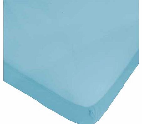 Jellybean Blue Fitted Sheet - Double