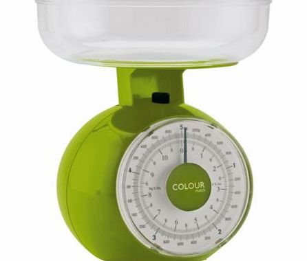 ColourMatch Mechanical Kitchen Scale - Apple Green