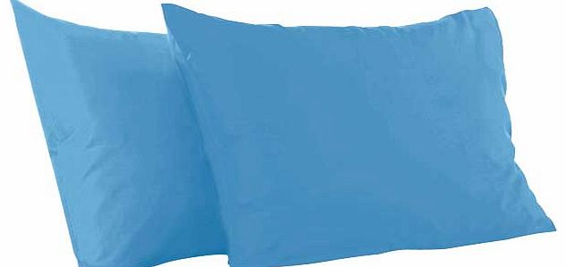 ColourMatch Ocean Blue Housewife Pillowcase - 2
