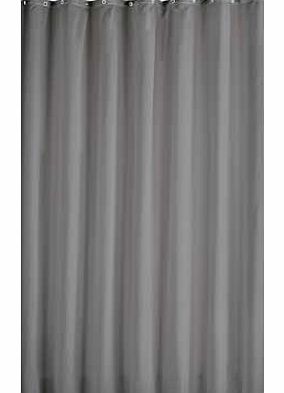 ColourMatch Shower Curtain - Smoke Grey