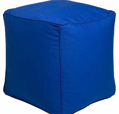 Small Fabric Cube Beanbag - Marina