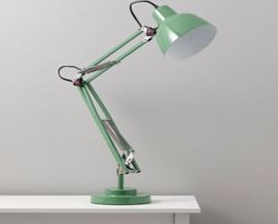 Colours Isaac Green Desk Lamp