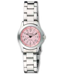 Columbia Ladies Analogue Watch with Pink Dial