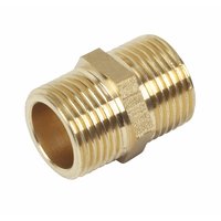 COMAP Brass Hexagon Nipple 3/8andquot; Pack of 2
