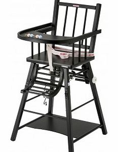 Combelle Convertible High Chair - Black Varnish `One size