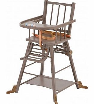 Convertible Highchair - Taupe Varnish `One size