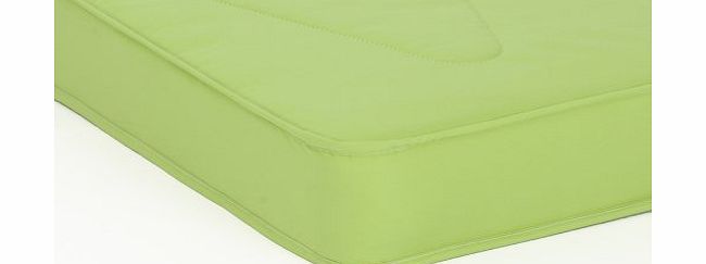 Comfy Living 3ft (90cm) Single Emily Mattress in LIME Cotton Drill
