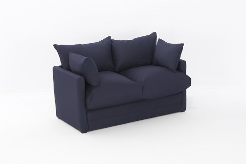 Leanne Sofa Bed in NAVY Cotton Drill