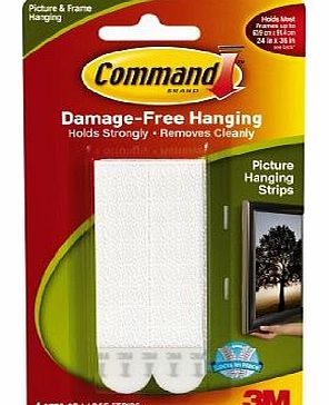 Command Large Picture Hanging Strips, 17206 (Each Pack contains 4 Sets)