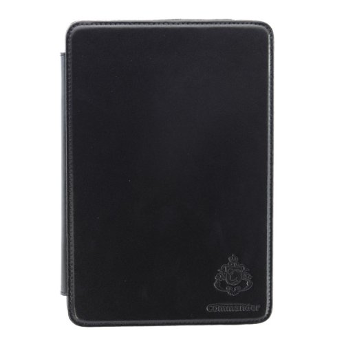  Premium DeLuxe Exclusive Designer Leather Case Black for Apple iPad Mini product with Pda-Punkt