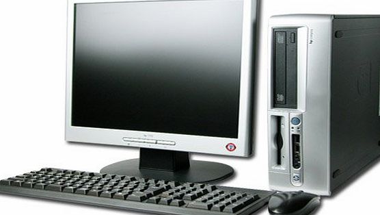 HP Compaq DC5150 Internet Ready Desktop Computer Full System - AMD 3.2Ghz Processor - 2Gb Memory - 80Gb hard disk - DVDROM - Wireless enabled - 18`` Inch Flat screen monitor - Windows XP operating syst