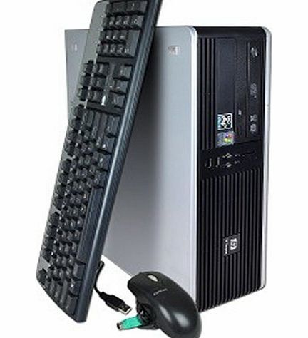 Compaq Wireless Enabled HP DC5750 Desktop Tower PC Computer - AMD Athlon 64 X2 2Ghz Dual Core- 2Gb Ram - 160Gb hard drive - DVD/CDRW - Smart Card Reader - Windows Vista Business
