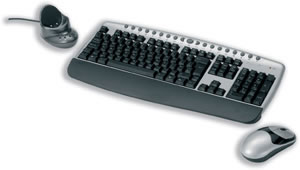Cordless Desktop Mouse and Keyboard