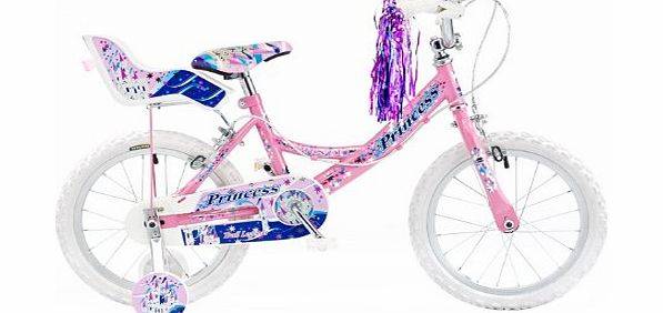 Concept Girls Princess Single Speed Bike - (Pink/Purple, 11 Inch, 16 Inch)