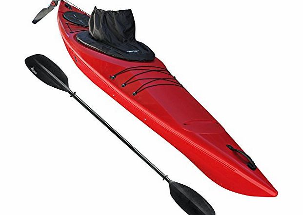 Concept Kayaks Concept Raider Sit-In Single Kayak Red Kayak, Spray Deck, Paddle and Rudder