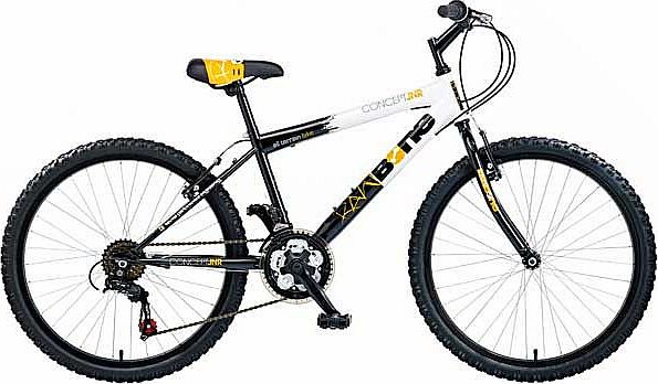 Concept Rawbone Boys Mountain Bike 24`` Wheel 18 Speed