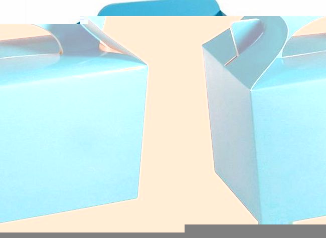 Concept4u 10 x BABY BLUE Kid Childrens Plain Activity Food Loot Favour Birthday Party Bag Gift Box Wedding Toy Christmas