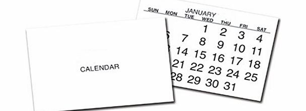 Concept4u 2015 Stitched Calendar Tabs Pads 5/pk with Peel and Stick back Arts Christmas Crafts Childrens Kids Mini Books Great For School Home or Office