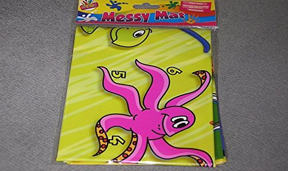 Concept4u Kids Children Floor Mat Easy Wipe, Splash Mat - For Feeding / Weaning / Art Craft / Painting Paint Mat - Colour - Splash 