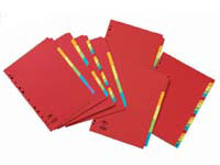 Concord 50899 10 part bright subject dividers, SET