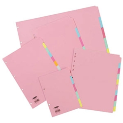 Concord 6 Part Subject Dividers Pack 1 Set A4