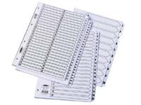 Concord CS5 A4 Classic white card dividers,