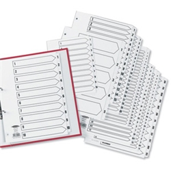 Concord Jan-Dec Classic Indexes 4 Holes A4 Ref