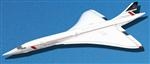 Concorde Classic: Length 24.5, Wingspan 9.75, height 2.5 - As per Illustration