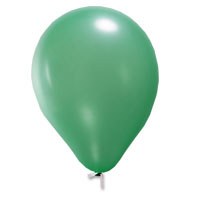 Green 12 latex balloons pk of 25