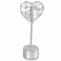 Heart shaped single place card holder