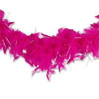 Hot pink feather boa
