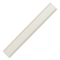 Confetti ivory 25mm chiffon ribbon with satin edge