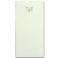 Ivory butterfly DL pocket outer pk of 10