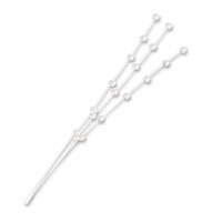 Confetti pearl wire bead spray