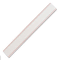Confetti pink 25mm chiffon ribbon with satin edge