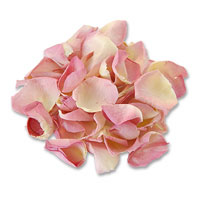 Confetti pink freeze-dried scented petals - 1 pint