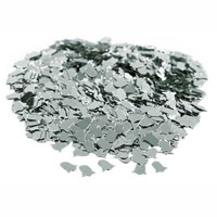 silver bell metallic confetti