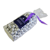 Confetti silver chocolate balls - bulk bag