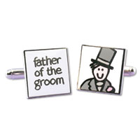 square father of the groom pictured cufflink