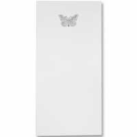 White butterfly insert to fit wardrobe fold/DL pocket outer pk of 10
